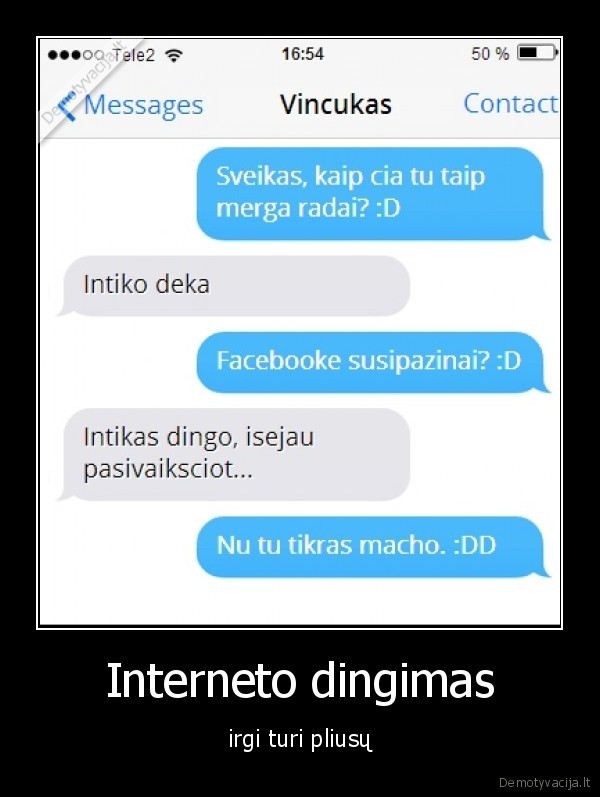 Interneto dingimas - irgi turi pliusų