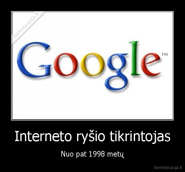 Interneto ryšio tikrintojas - Nuo pat 1998 metų