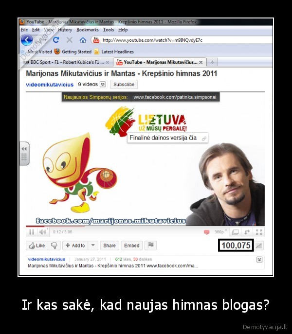 Ir kas sakė, kad naujas himnas blogas? - 