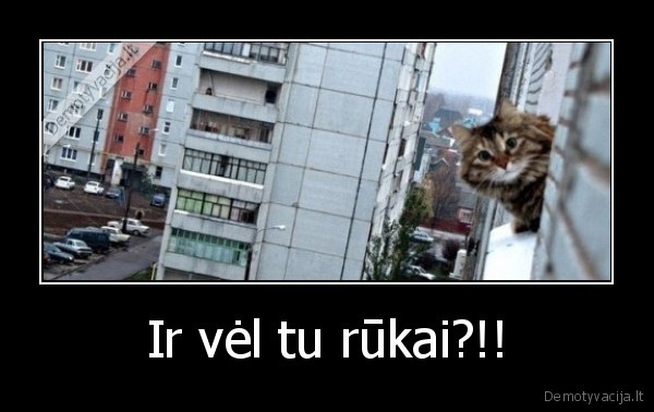 Ir vėl tu rūkai?!! - 