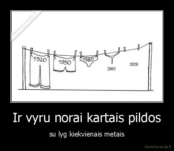 Ir vyru norai kartais pildos - su lyg kiekvienais metais