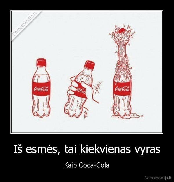 Iš esmės, tai kiekvienas vyras - Kaip Coca-Cola