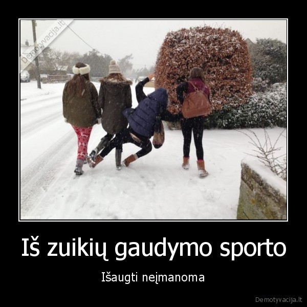 Iš zuikių gaudymo sporto - Išaugti neįmanoma