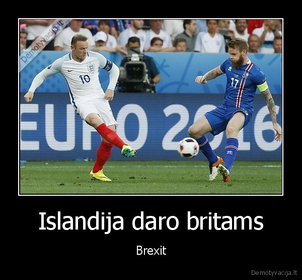Islandija daro britams - Brexit