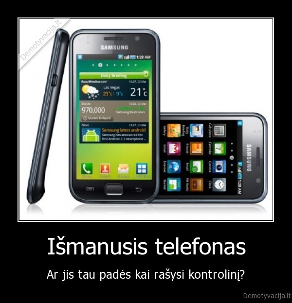 Išmanusis telefonas - Ar jis tau padės kai rašysi kontrolinį?