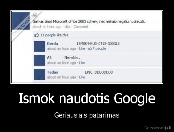 Ismok naudotis Google - Geriausiais patarimas