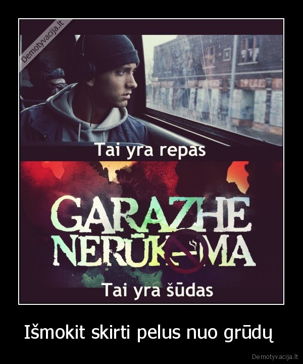 Išmokit skirti pelus nuo grūdų  - 