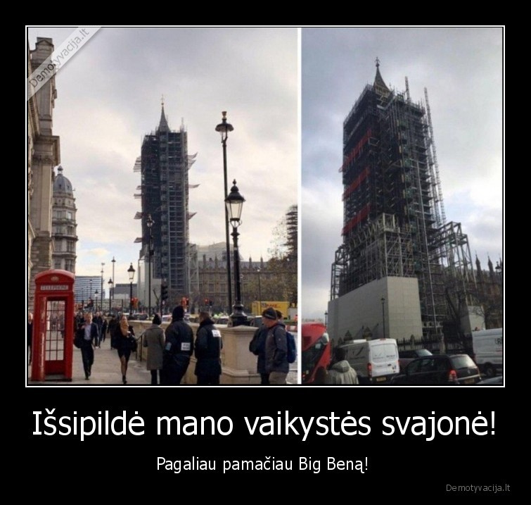 Išsipildė mano vaikystės svajonė! - Pagaliau pamačiau Big Beną! 