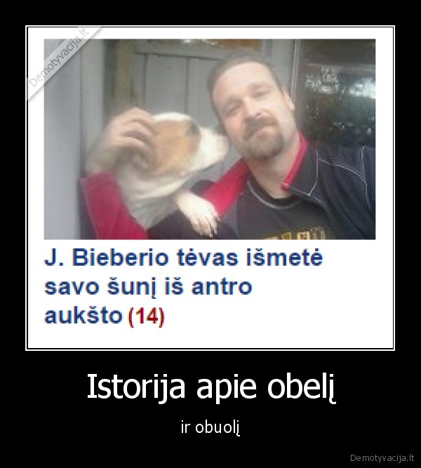 Istorija apie obelį - ir obuolį