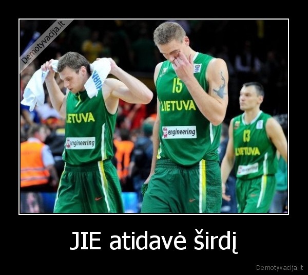 JIE atidavė širdį - 