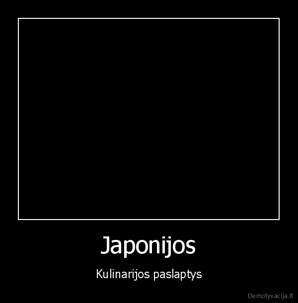 Japonijos - Kulinarijos paslaptys