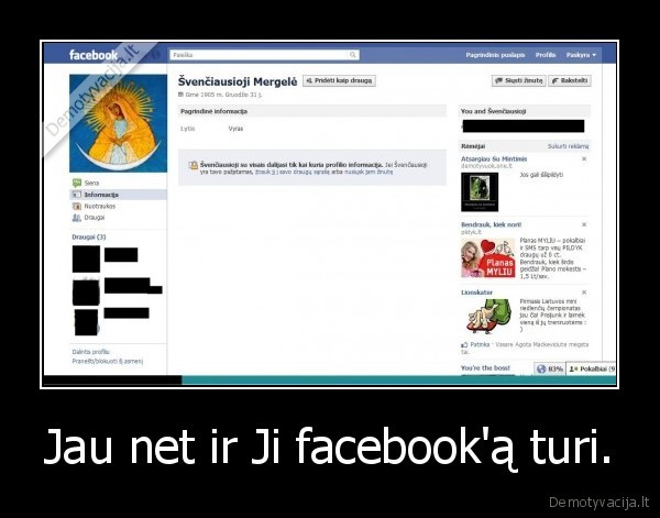 Jau net ir Ji facebook'ą turi. - 