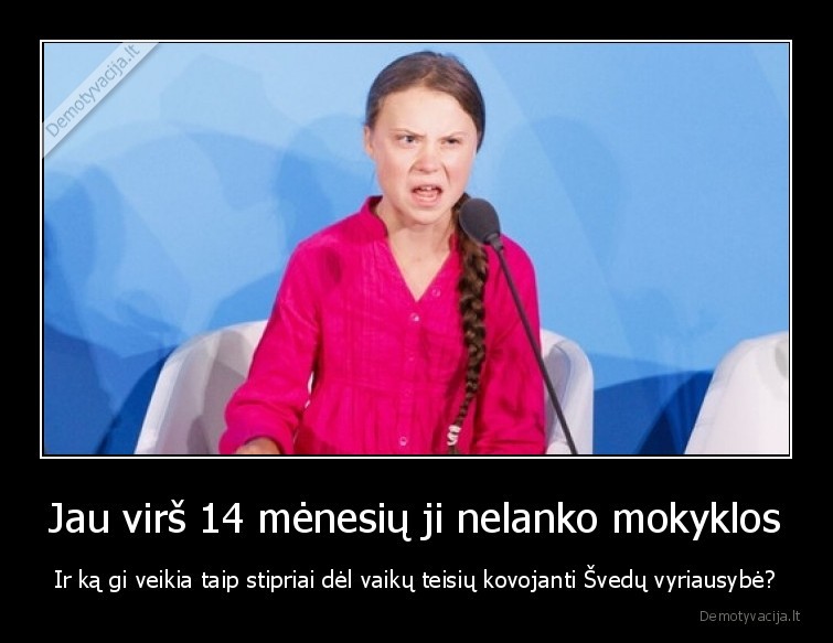 Jau virš 14 mėnesių ji nelanko mokyklos - Ir ką gi veikia taip stipriai dėl vaikų teisių kovojanti Švedų vyriausybė?