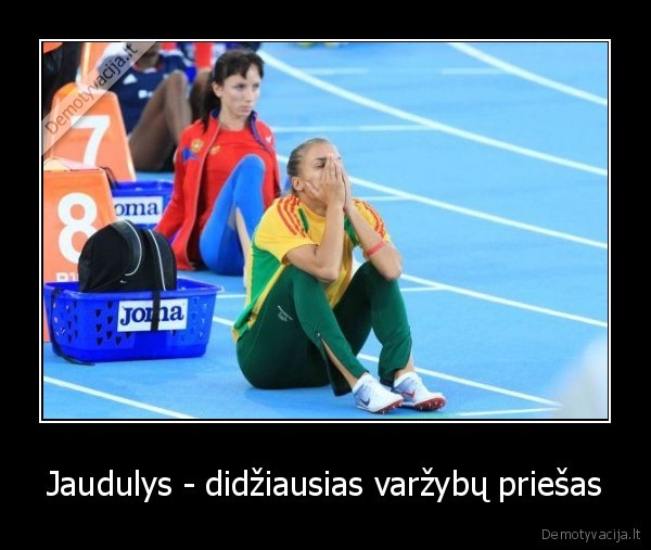 Jaudulys - didžiausias varžybų priešas - 