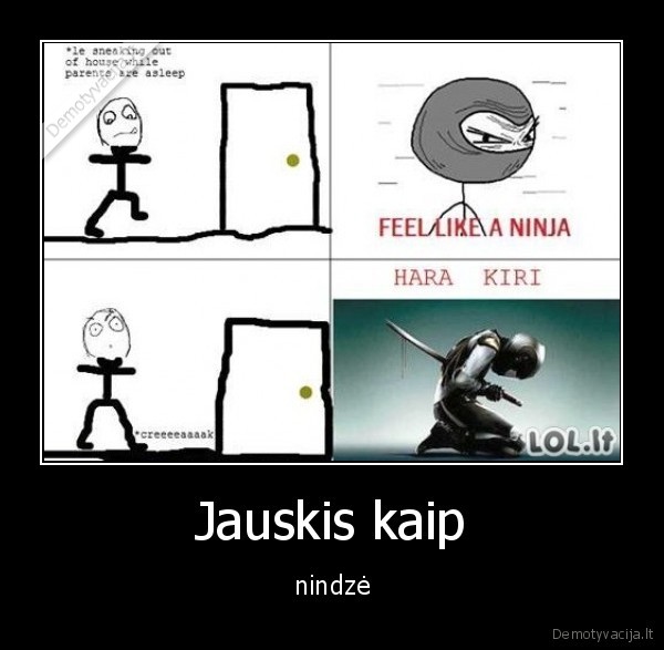 Jauskis kaip - nindzė