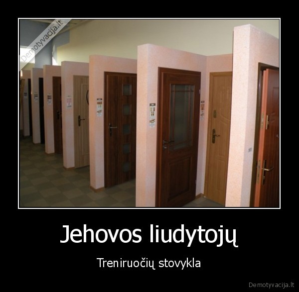 Jehovos liudytojų - Treniruočių stovykla