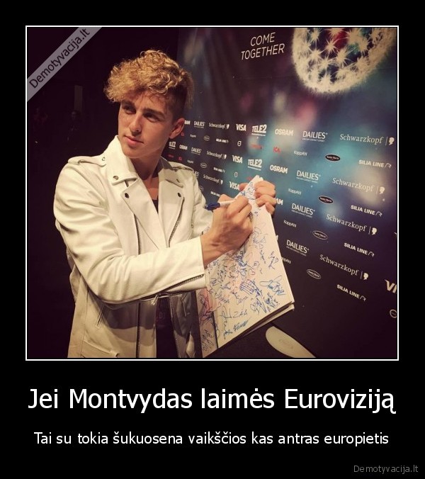 Jei Montvydas laimės Euroviziją - Tai su tokia šukuosena vaikščios kas antras europietis