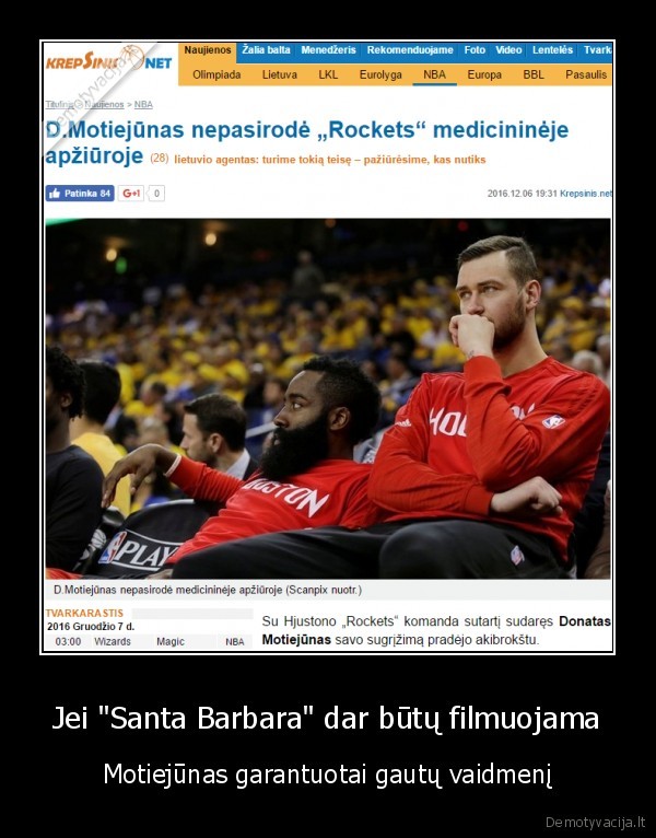 Jei "Santa Barbara" dar būtų filmuojama - Motiejūnas garantuotai gautų vaidmenį