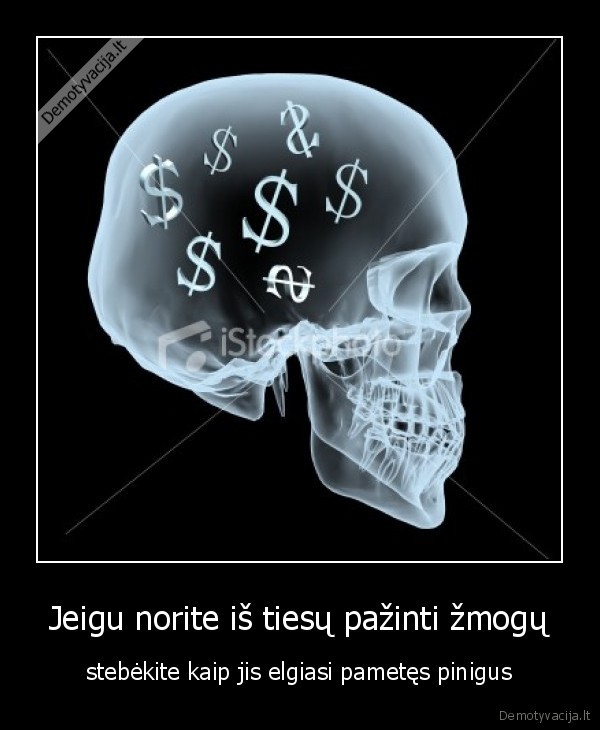 Jeigu norite iš tiesų pažinti žmogų - stebėkite kaip jis elgiasi pametęs pinigus