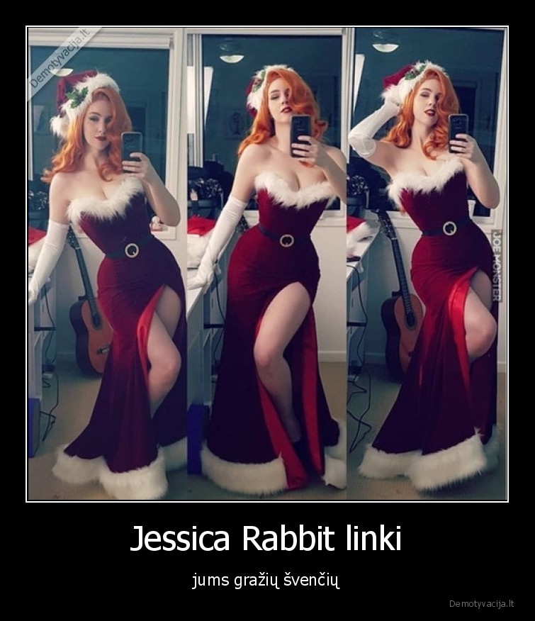 Jessica Rabbit linki - jums gražių švenčių