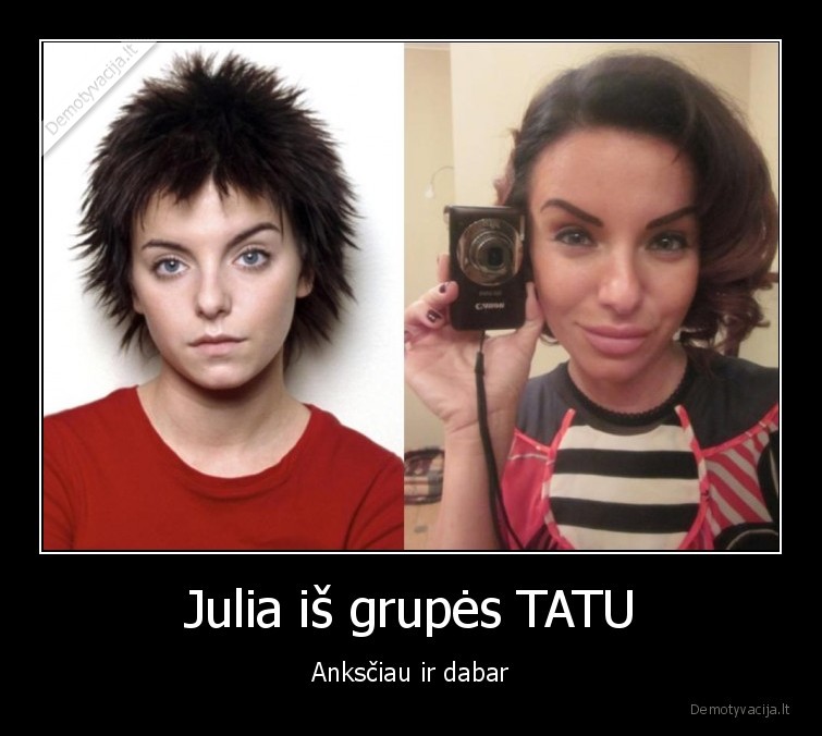 Julia iš grupės TATU - Anksčiau ir dabar