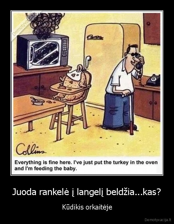 Juoda rankelė į langelį beldžia...kas? - Kūdikis orkaitėje