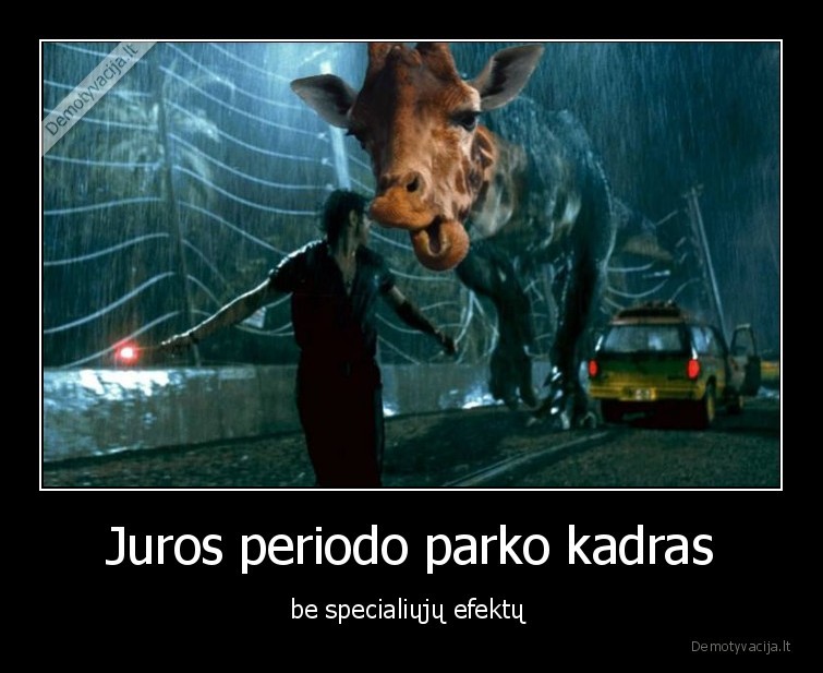 Juros periodo parko kadras - be specialiųjų efektų 