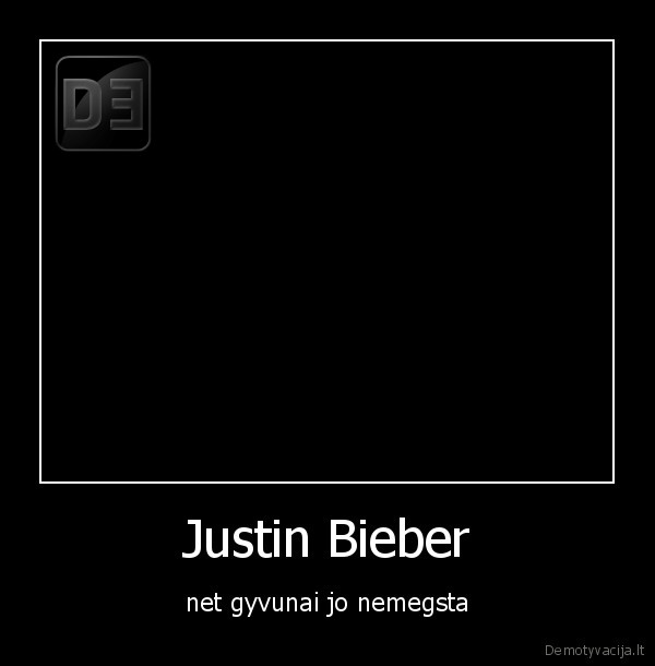 Justin Bieber - net gyvunai jo nemegsta