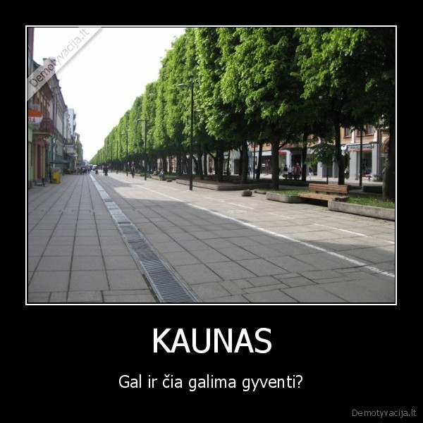 KAUNAS - Gal ir čia galima gyventi?