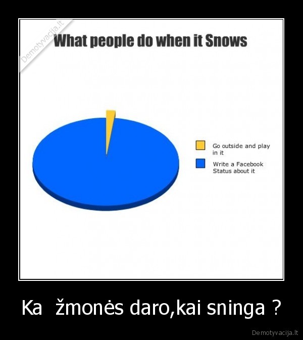 Ka  žmonės daro,kai sninga ? - 