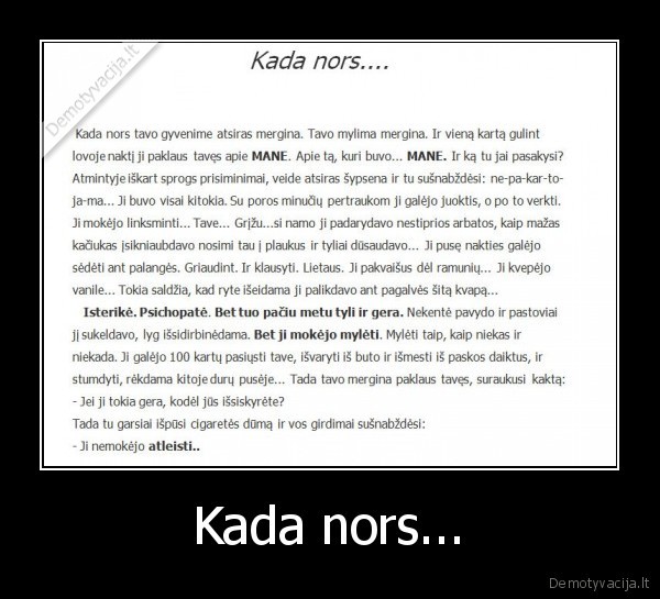 Kada nors... - 