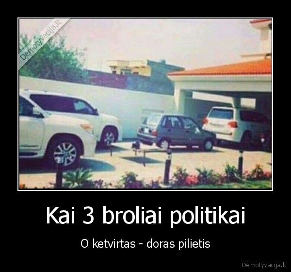 Kai 3 broliai politikai - O ketvirtas - doras pilietis