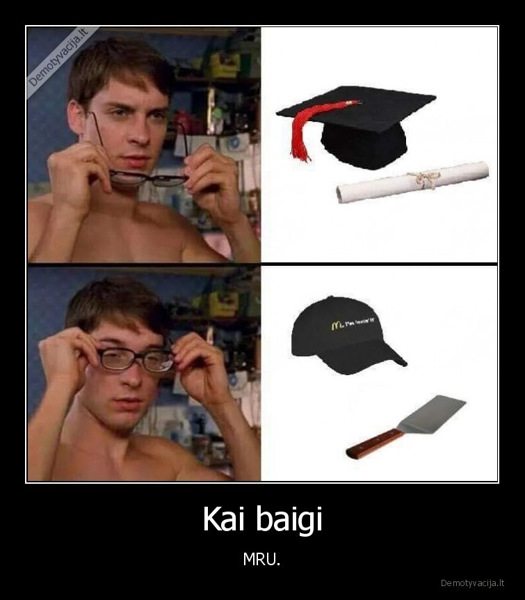 Kai baigi - MRU.