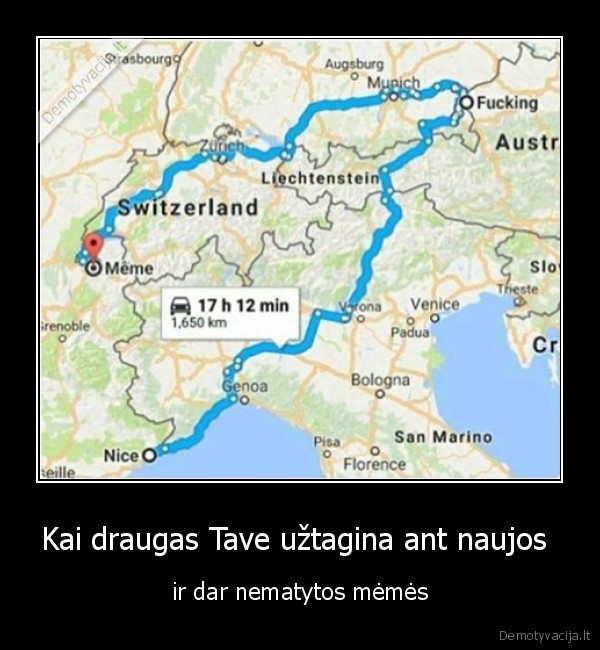 Kai draugas Tave užtagina ant naujos  - ir dar nematytos mėmės