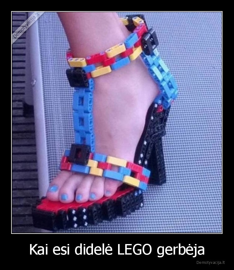 Kai esi didelė LEGO gerbėja - 