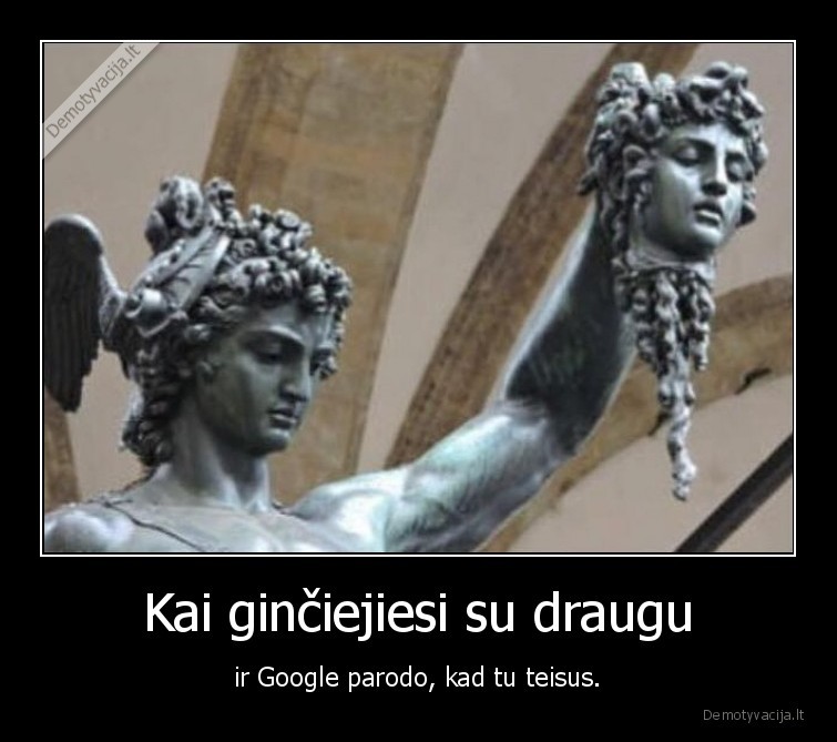 Kai ginčiejiesi su draugu - ir Google parodo, kad tu teisus.