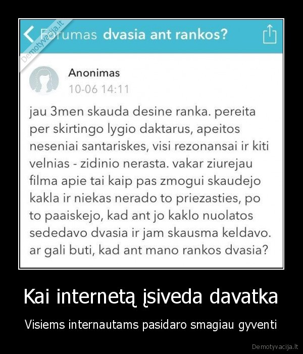 Kai internetą įsiveda davatka - Visiems internautams pasidaro smagiau gyventi