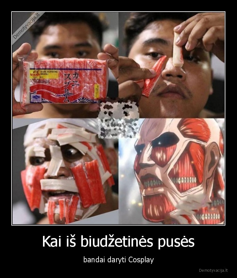 Kai iš biudžetinės pusės - bandai daryti Cosplay