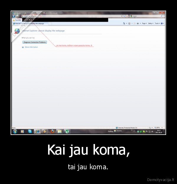 Kai jau koma, - tai jau koma.