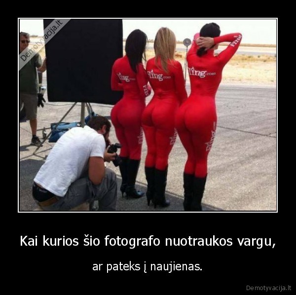 Kai kurios šio fotografo nuotraukos vargu, - ar pateks į naujienas.