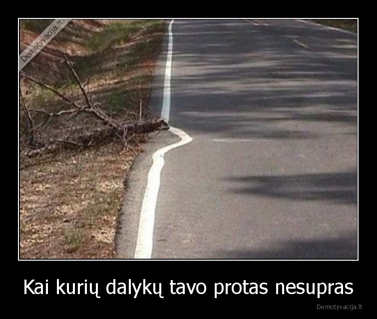 Kai kurių dalykų tavo protas nesupras - 