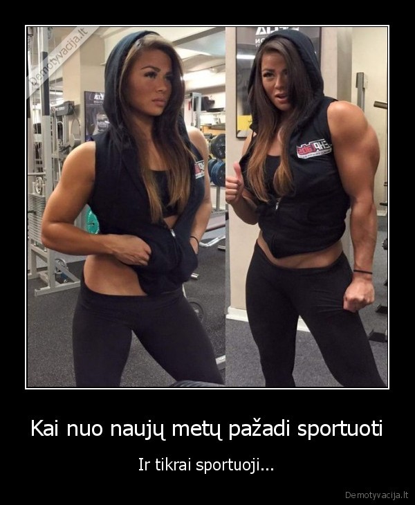 Kai nuo naujų metų pažadi sportuoti - Ir tikrai sportuoji...