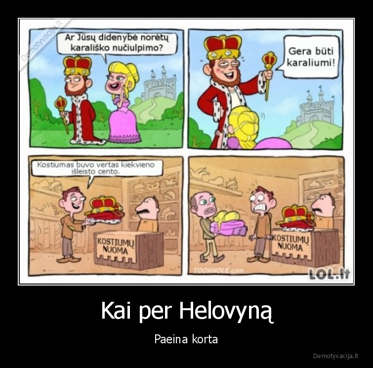 Kai per Helovyną - Paeina korta