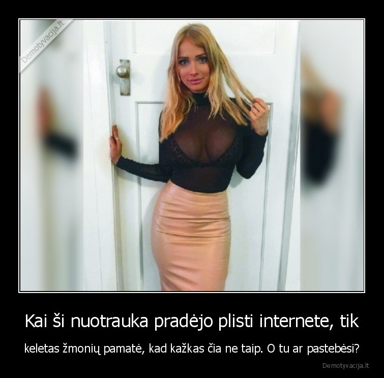 Kai ši nuotrauka pradėjo plisti internete, tik - keletas žmonių pamatė, kad kažkas čia ne taip. O tu ar pastebėsi?