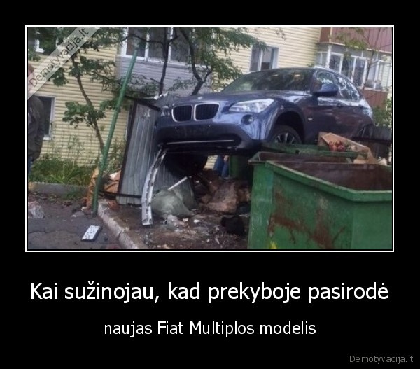 Kai sužinojau, kad prekyboje pasirodė - naujas Fiat Multiplos modelis