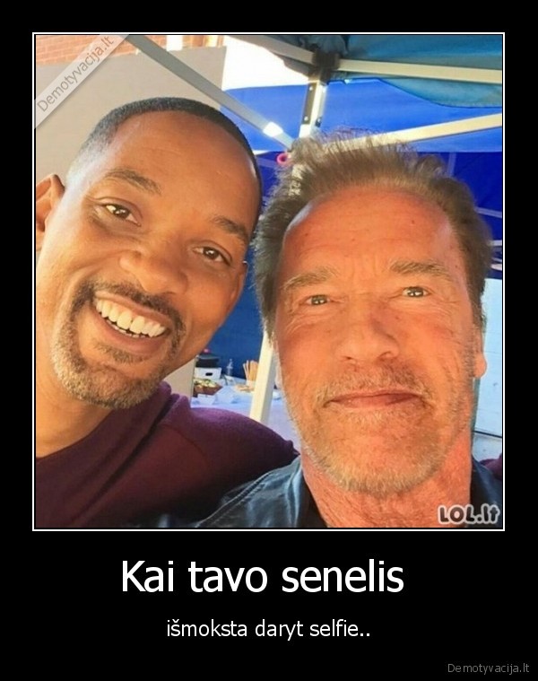 Kai tavo senelis  - išmoksta daryt selfie..