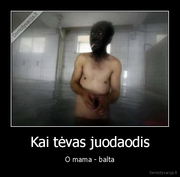 Kai tėvas juodaodis - O mama - balta