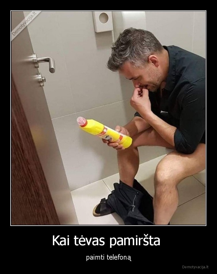 Kai tėvas pamiršta  - paimti telefoną