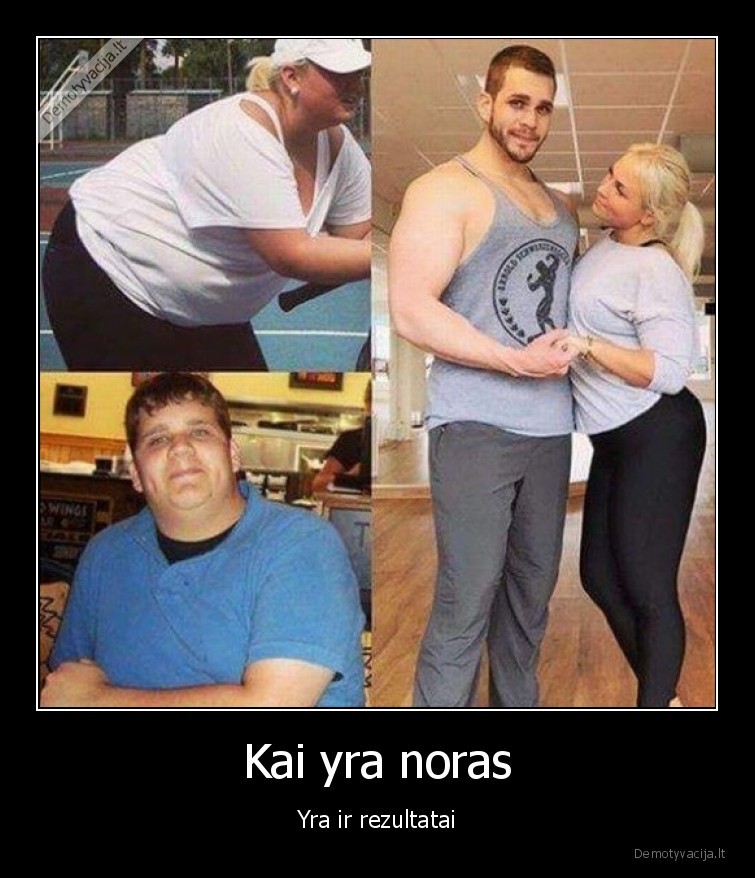 Kai yra noras - Yra ir rezultatai