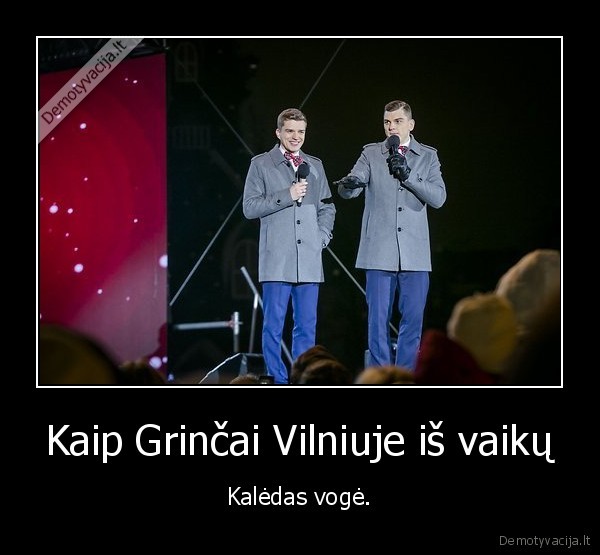 Kaip Grinčai Vilniuje iš vaikų - Kalėdas vogė.